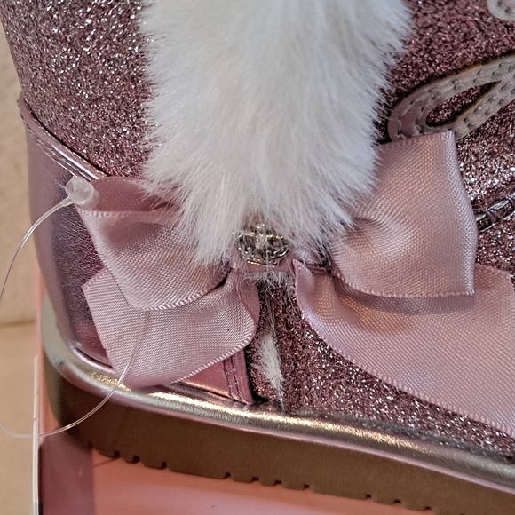 Juicy Couture Toddler boots Lil Banning, size 7m pink - Picture 7 of 9